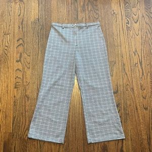 Wild Fable High Waisted Cropped Plaid Pants